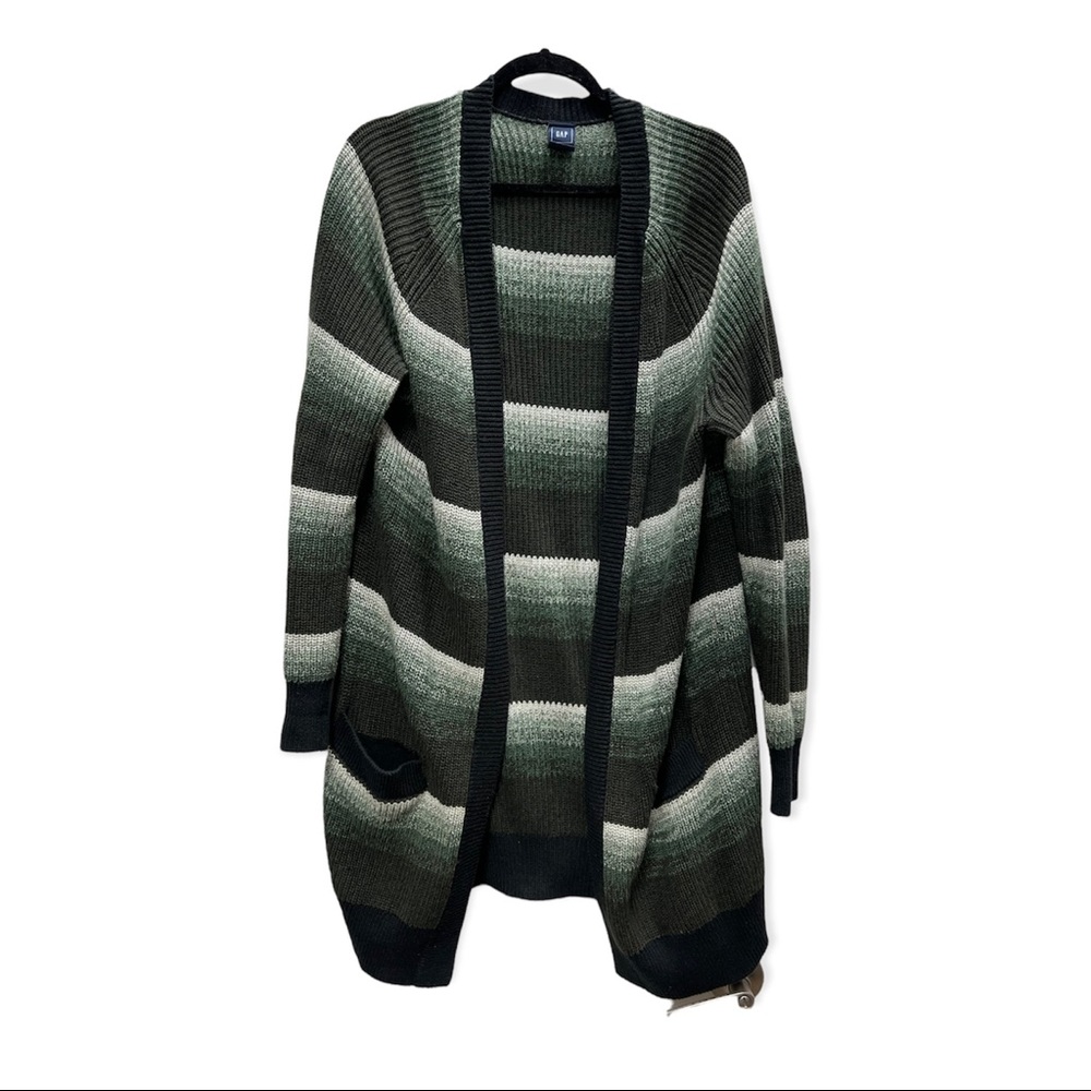 Gap green knit cardigan